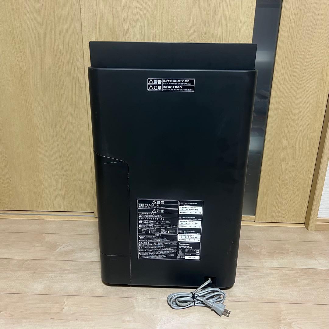 【良品】Panasonic 空気清浄機 黒