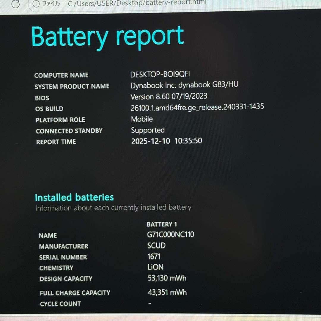 40.G83/HU 超軽量 i5-11世代 16G512G Office2024