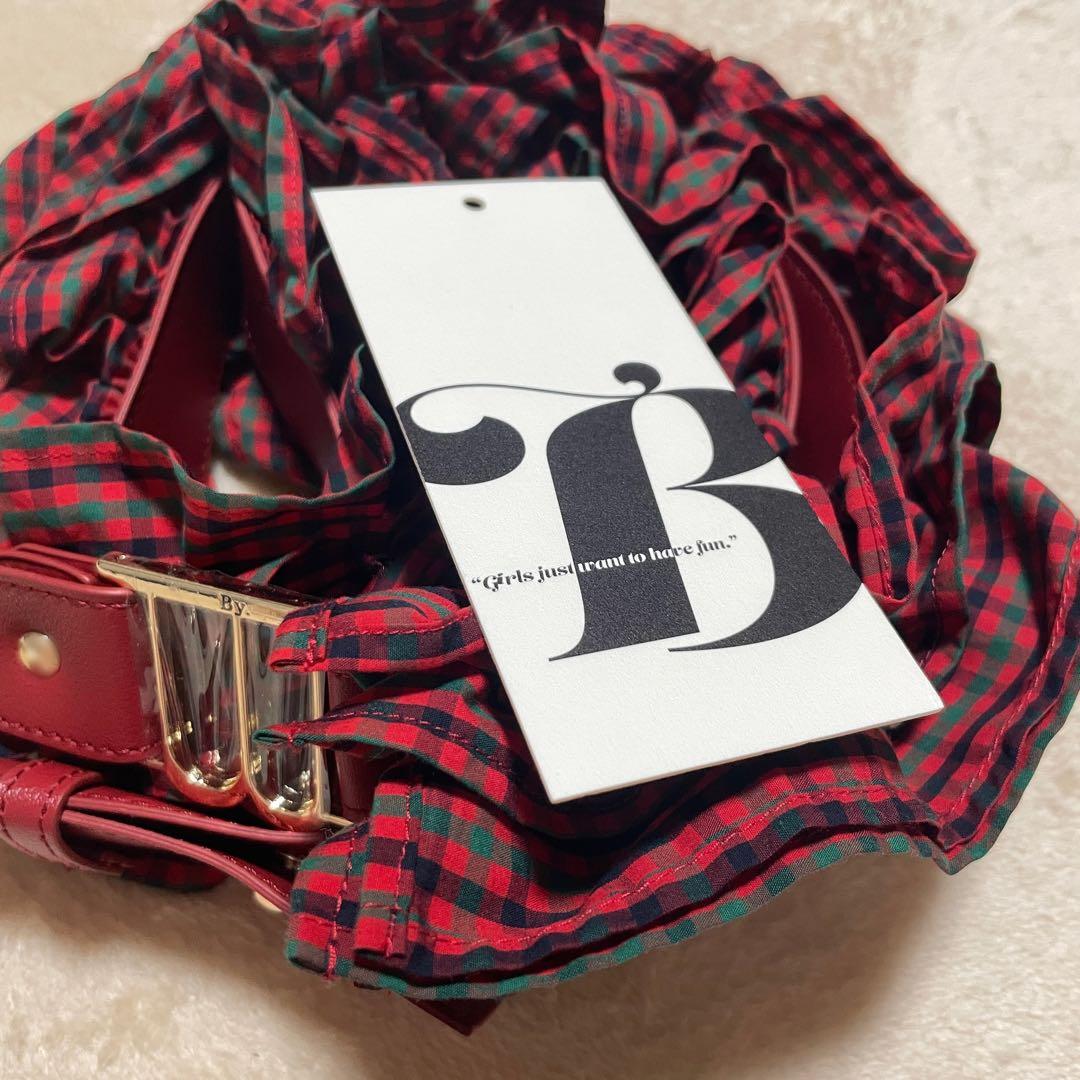 ファミリア　bibiy ショルダーストラップ　赤