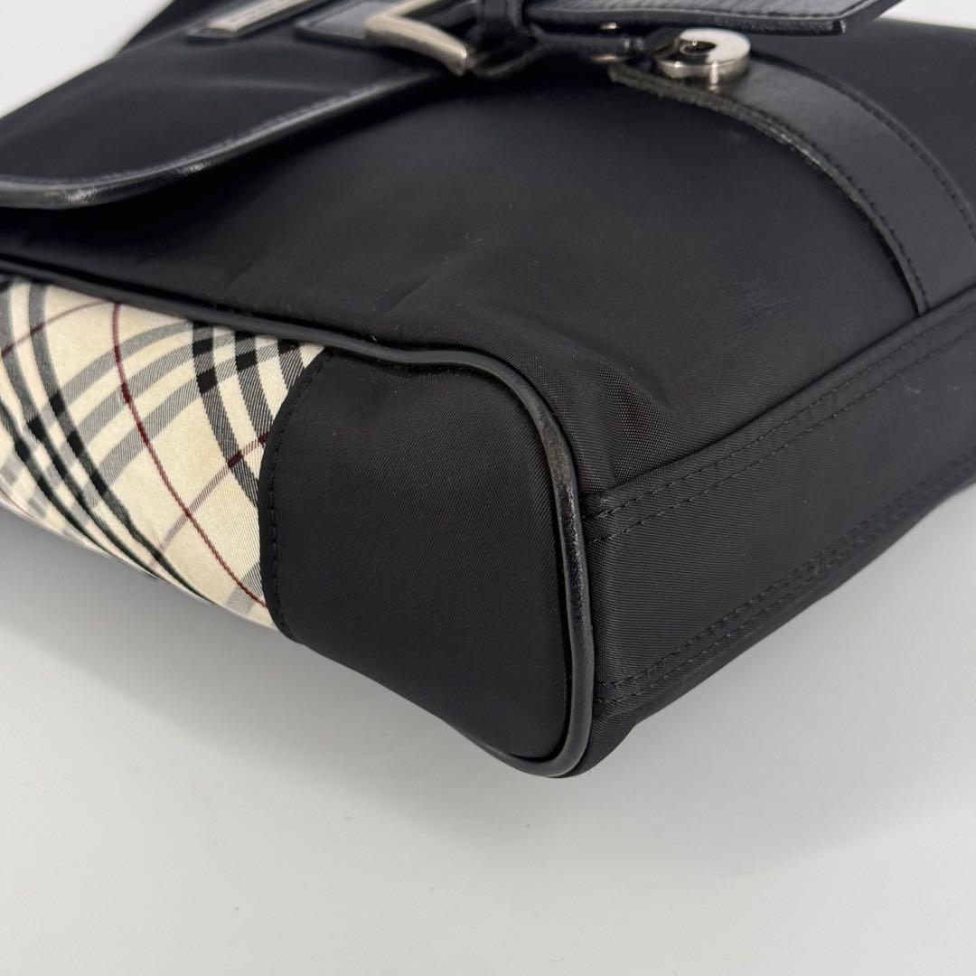 【美品】Burberry BLACK LABELショルダーバッグ　ノバチェック