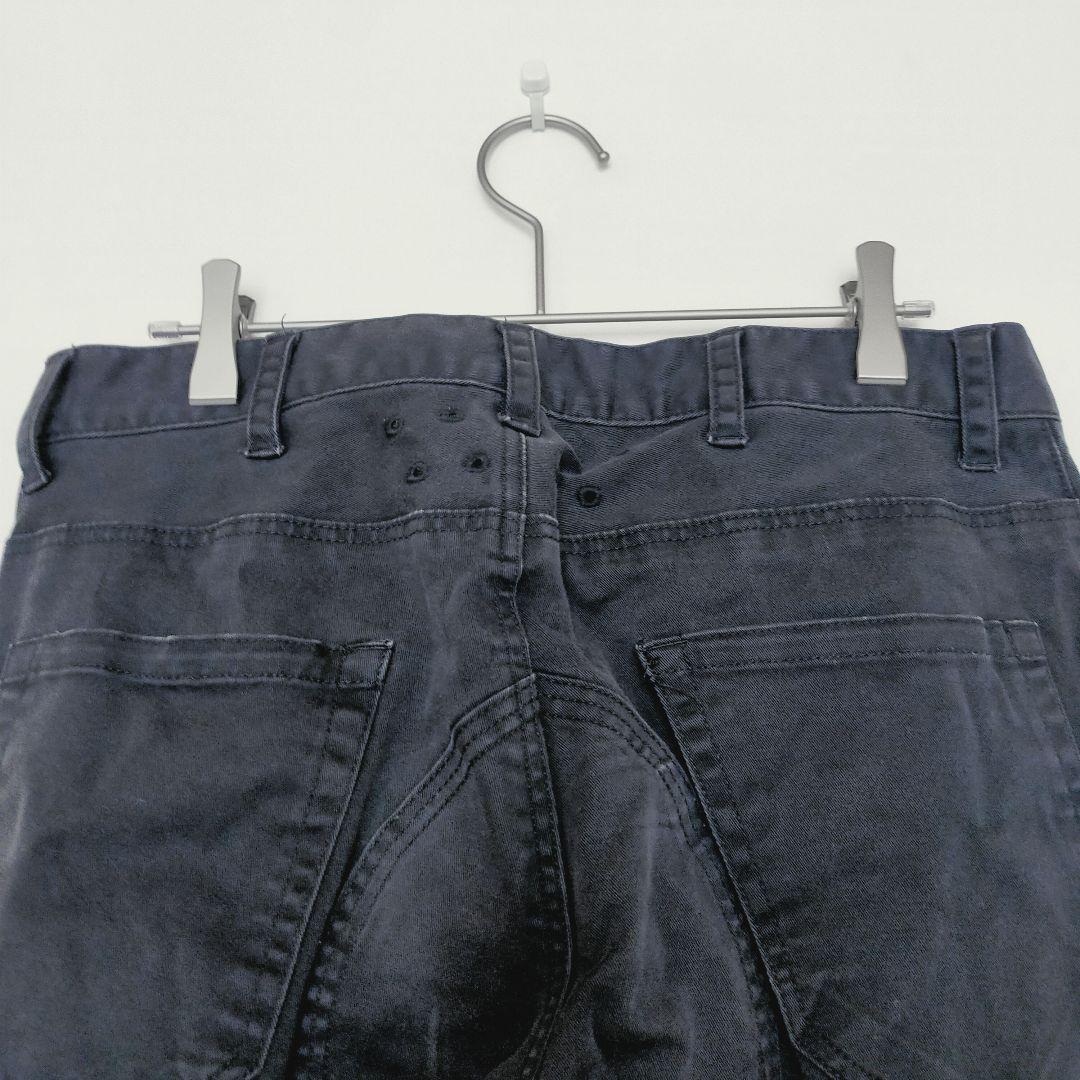 リンプロジェクト メンズ パンツ 黒 S 立体裁断 サイクリング 裾止め 自転車