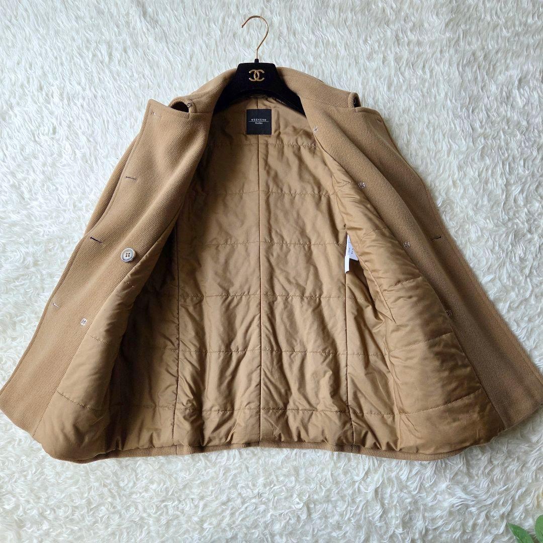 ちっち様　美品✨マックスマーラ　上質バージンウール　ピーコート　キャメル　38