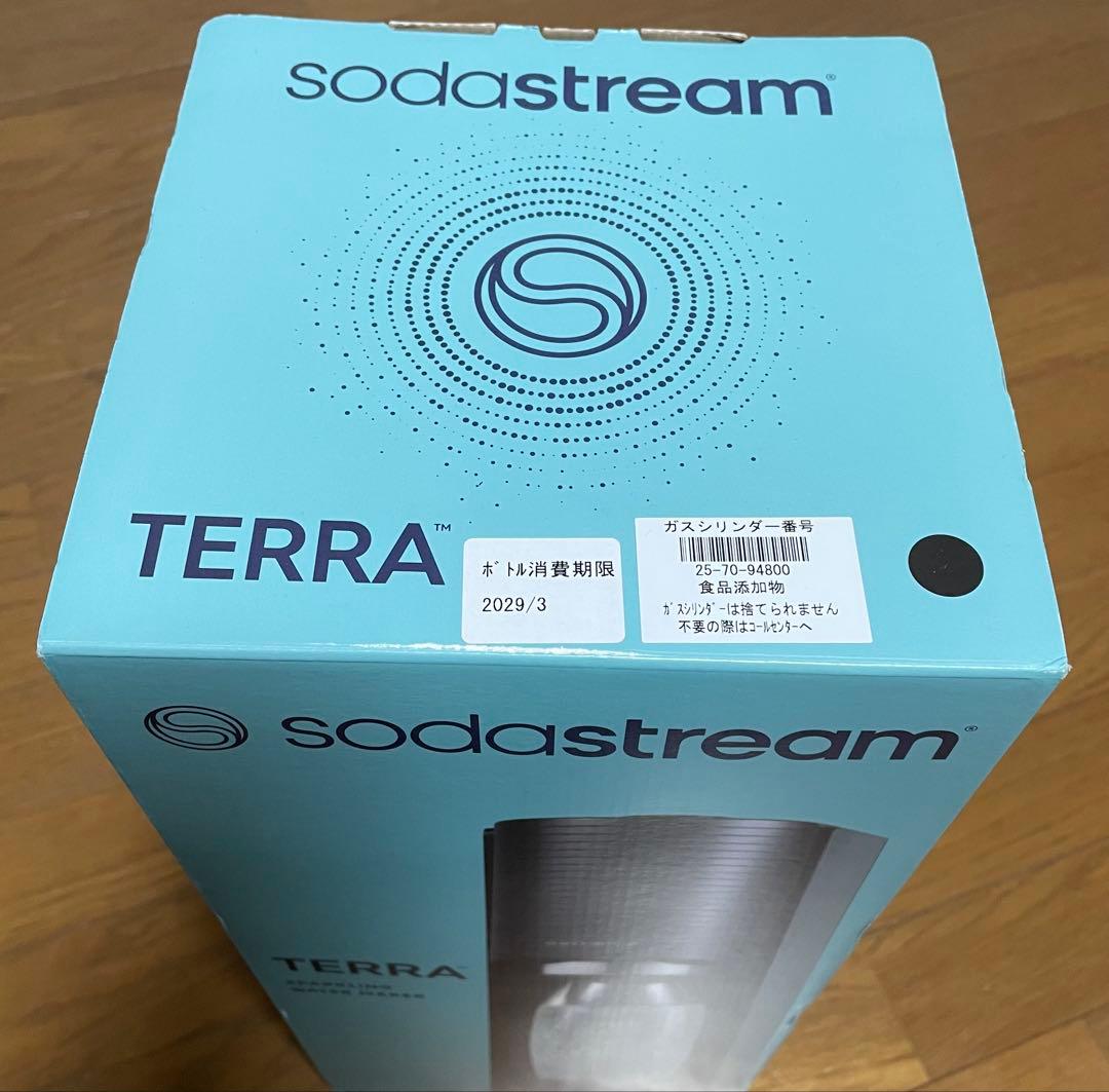 ⭐️新品　ソーダストリーム TERRA SSM1101 ブラック　保証書あり⭐️
