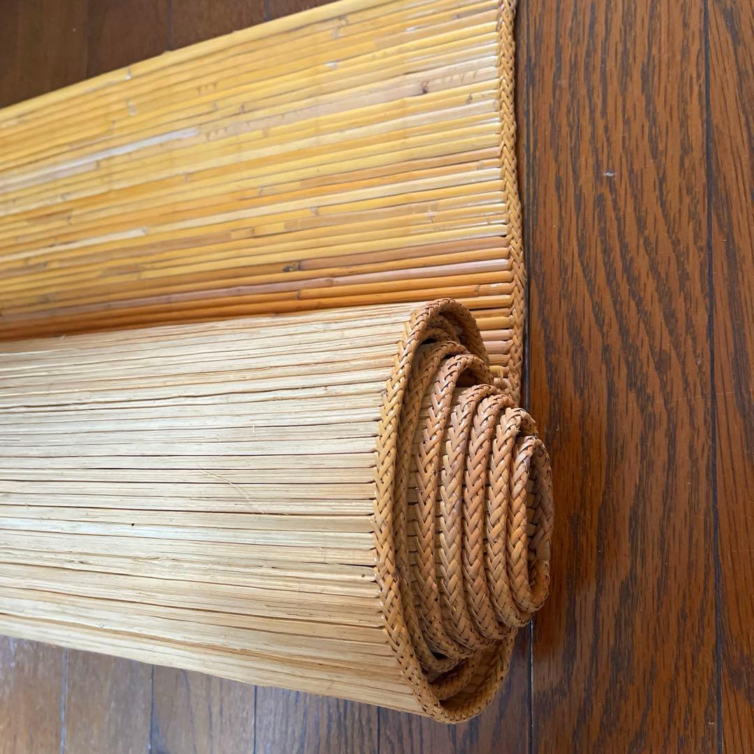 天然素材籐むしろカーペット　225×190