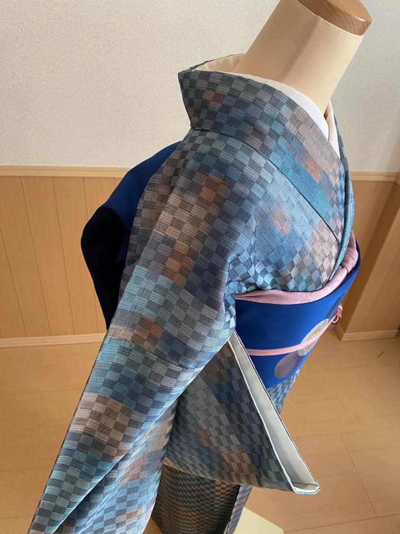紬小紋と帯