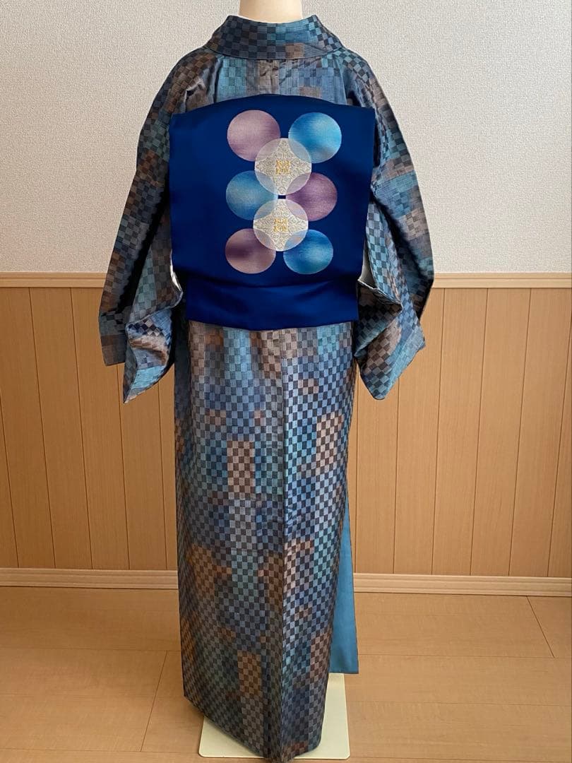 紬小紋と帯