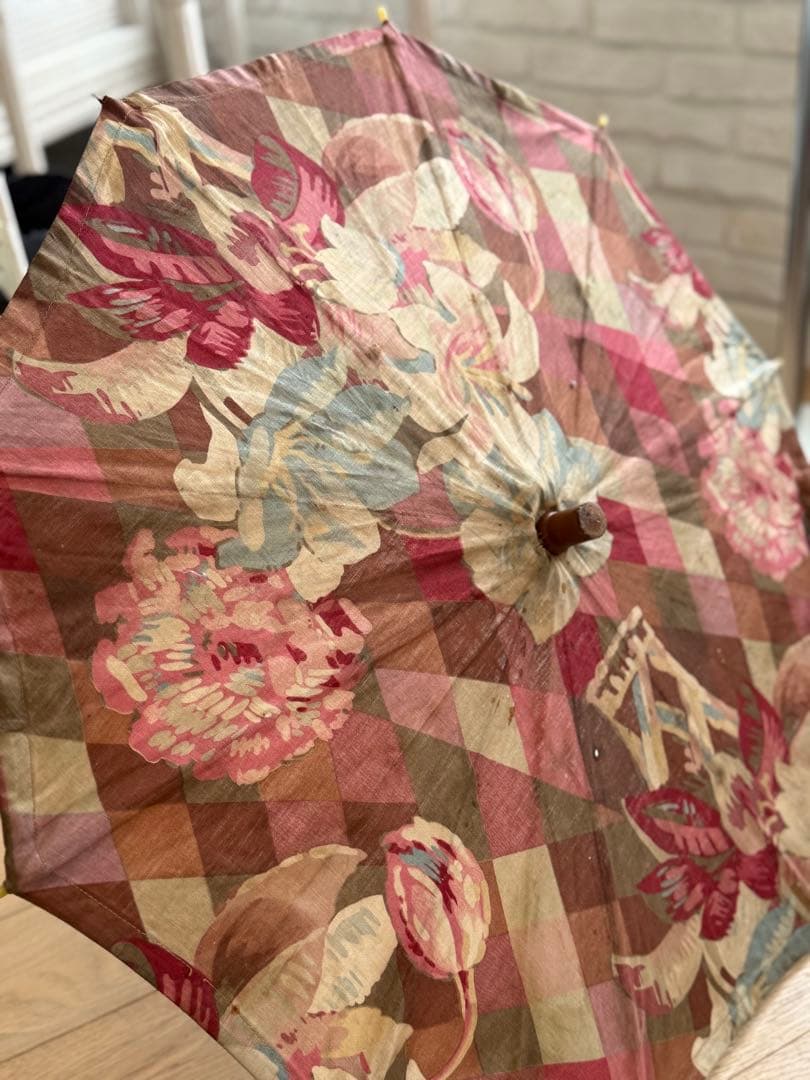 フランスアンティーク子供用花柄日傘