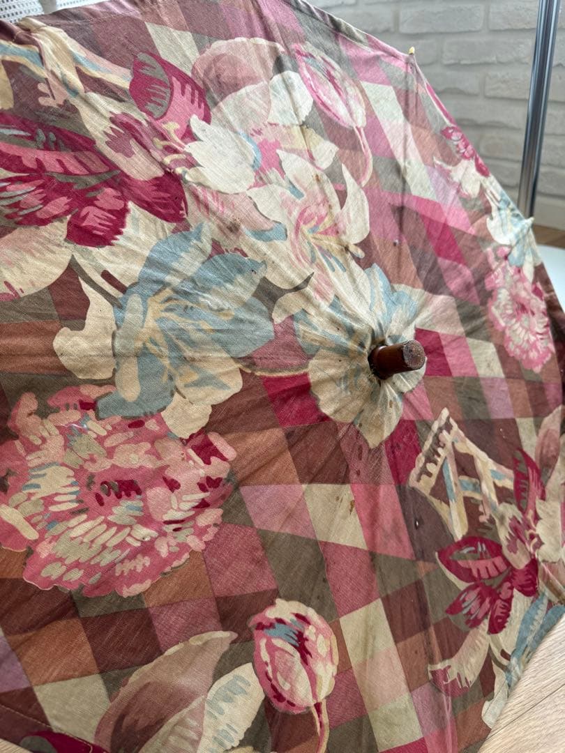 フランスアンティーク子供用花柄日傘