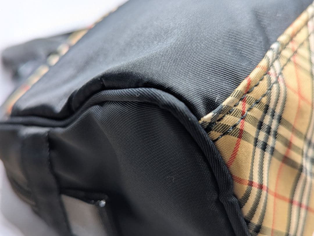 ✨希少廃盤✨バーバリー ノバチェック ミニボストン ハンドバッグ ポーチ