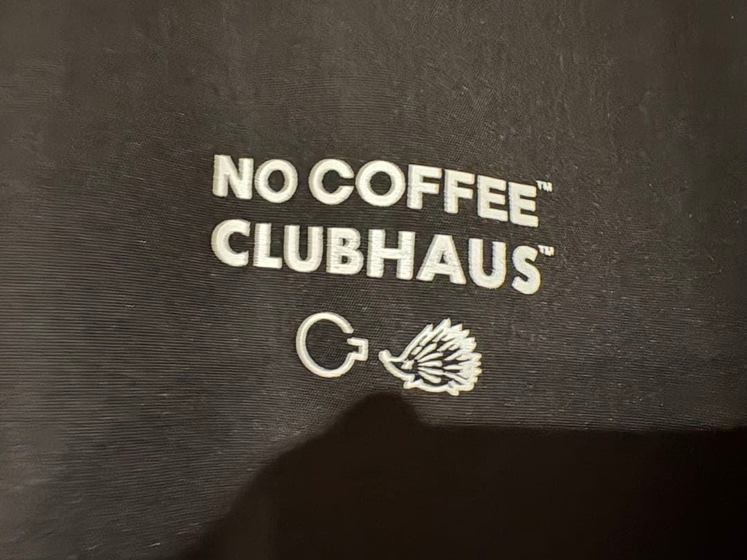 NO COFFEE クラブハウス　ブラックジャケット Mサイズ