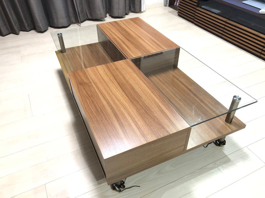 【値引き】リビングテーブル　ウッド調