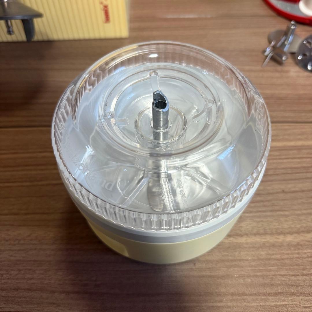 bamix M250 ハンドブレンダー 赤色 付属品付き　スライシー付き