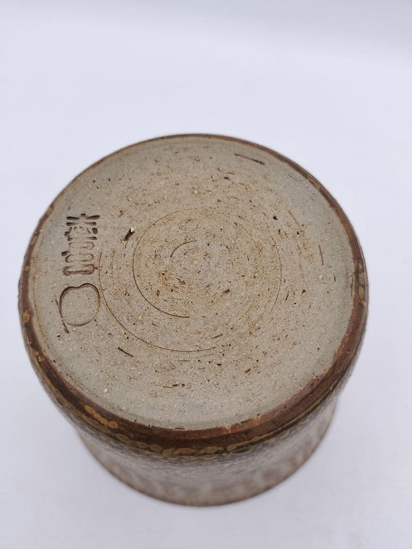 c484 建水 棒の先 遠州七窯　志戸呂 紙箱 茶道具 古物