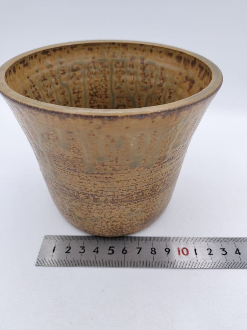 c484 建水 棒の先 遠州七窯　志戸呂 紙箱 茶道具 古物