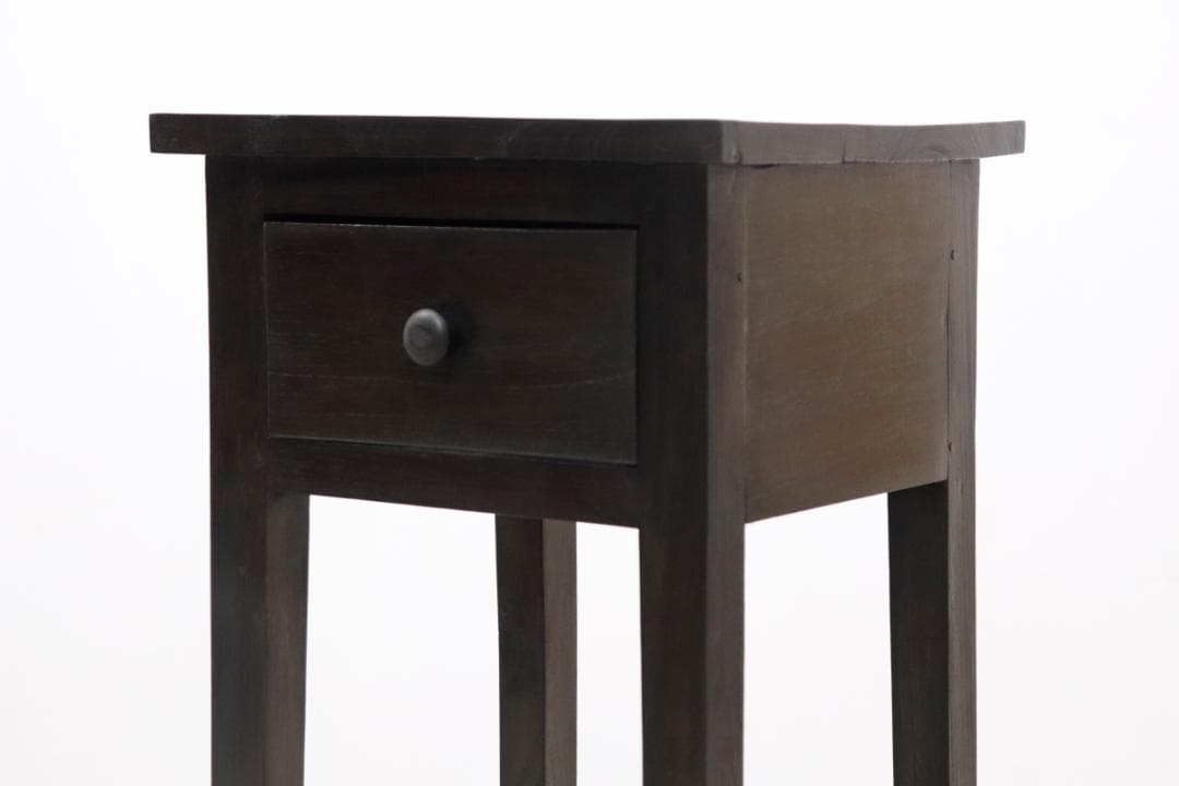 無垢材 花台 展示台 サイドテーブル コンソール クラシカル ヴィンテージ