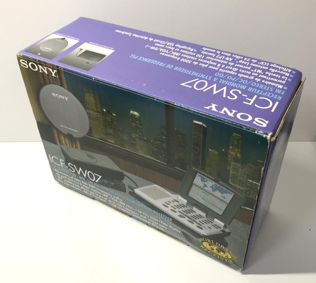 希少品 BCLラジオ SONY SW STATION CALL ICF-SW07
