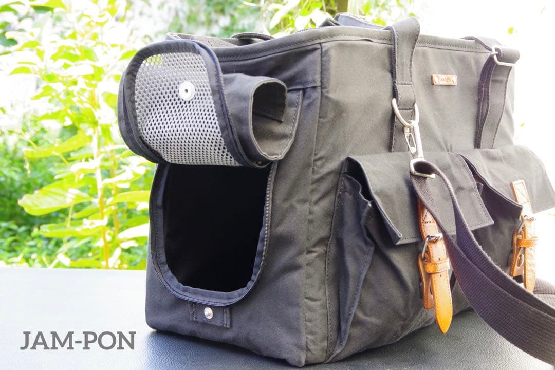 Toto&Pal® ＡＷパラフィンキャリーバッグ/Lサイズ(ショルダーベルト付)