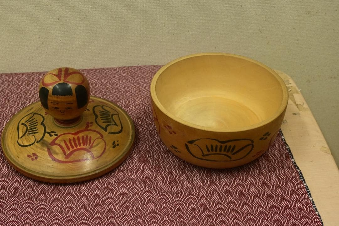 現代の名工　木地山こけし　小椋久太郎　レア型　伝統こけし　珍品　秋田の民芸品