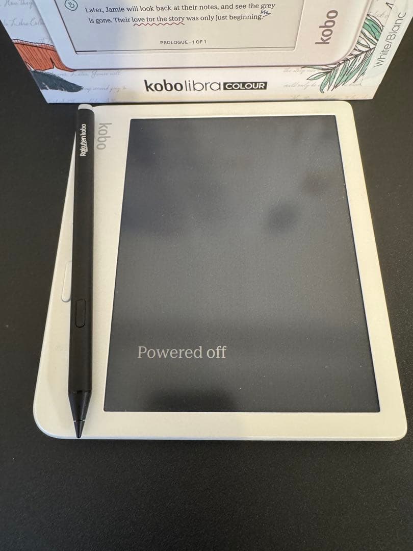 kobo libra colour 本体ペン透明ケース 電子書籍リーダー 白