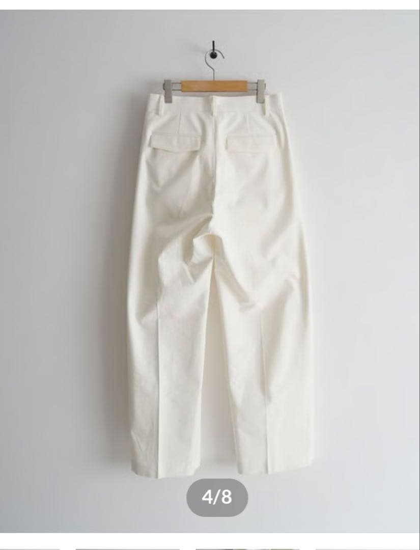 試着のみ Deuxieme Classe TUCK CHINO ワイドパンツ