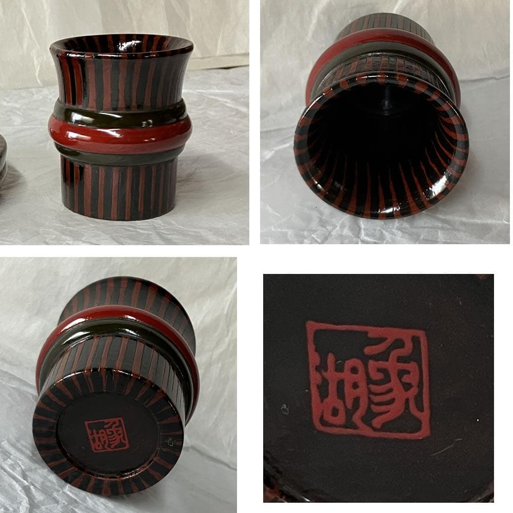 e3145 藤井象湖 寄木 取込盆 急須盆 巾筒 茶櫃 煎茶盆 螺鈿 煎茶道具