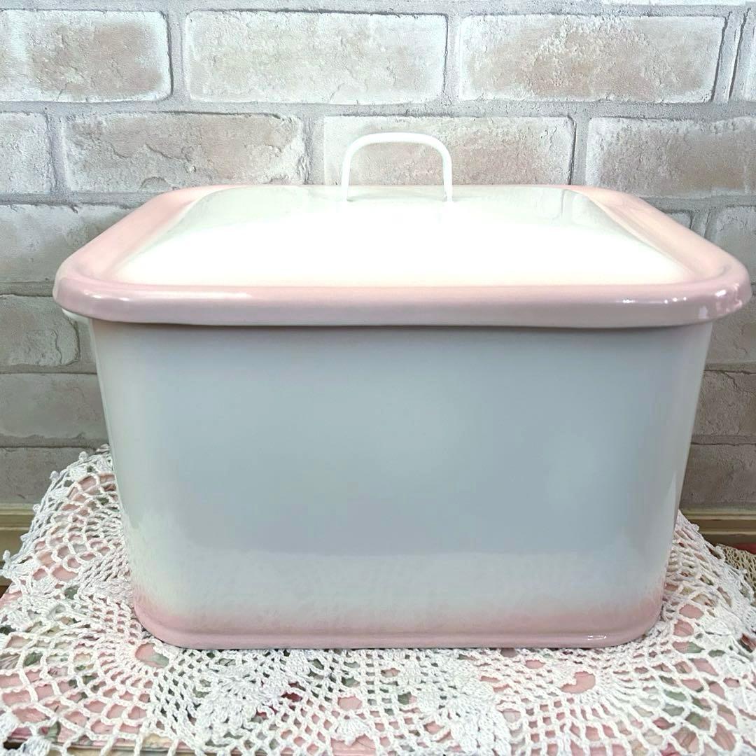 ♡ imane イマン プリンセスローズ ホーロー ミディ缶 BOX缶 ♡