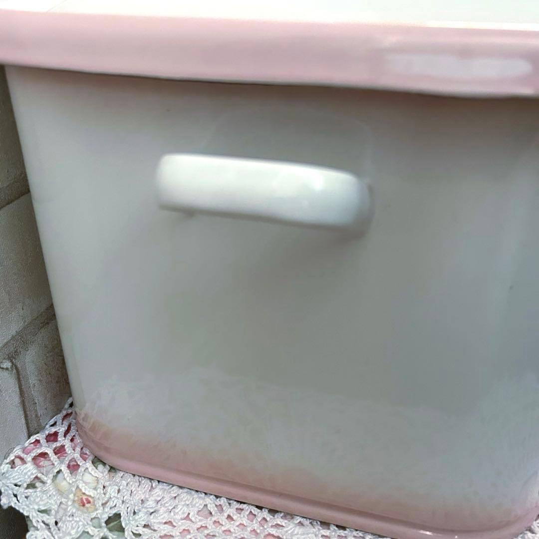 ♡ imane イマン プリンセスローズ ホーロー ミディ缶 BOX缶 ♡