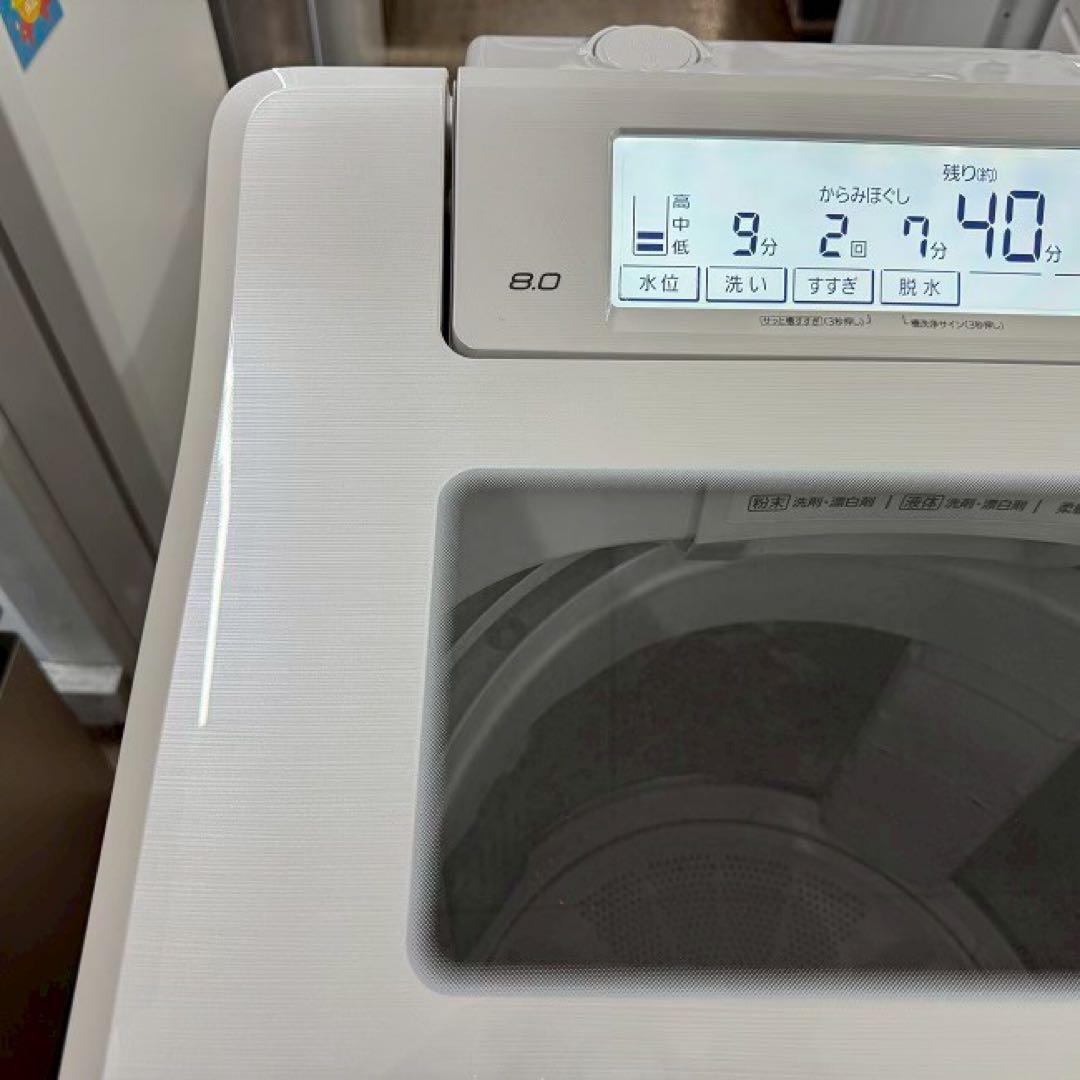 地域限定配送無料✨縦型洗濯機　パナソニック　NA-SJFA807 分解清掃済み