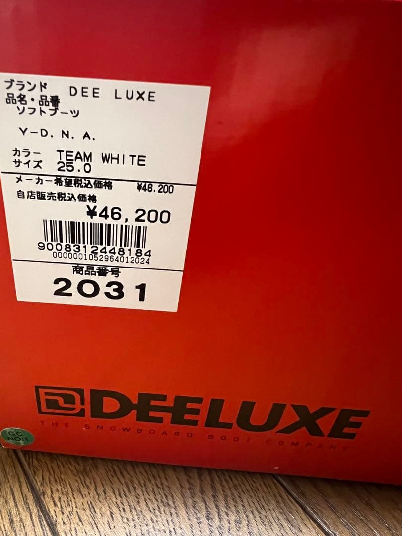 DEELUXE DNA スノーボードブーツ ホワイト 23-24