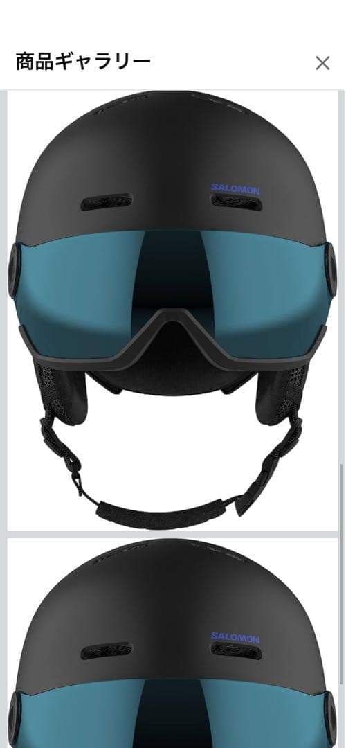 SALOMON スキー/スノーボードヘルメットORKA VISORキッズ S