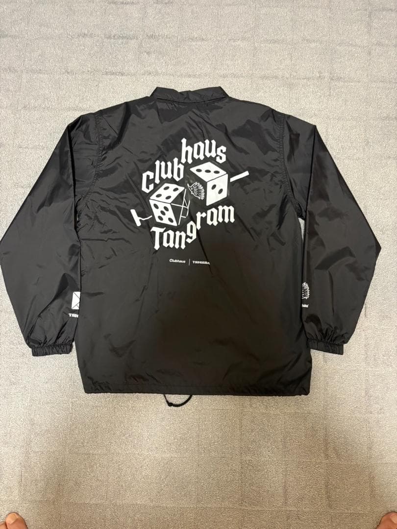 CLUBHAUS × TANGRAM タングラムコラボ　ナイロンコーチジャケット