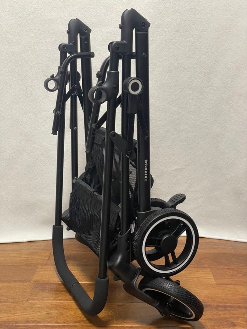 ブラックキルティングペットカート WANRIDE 美品