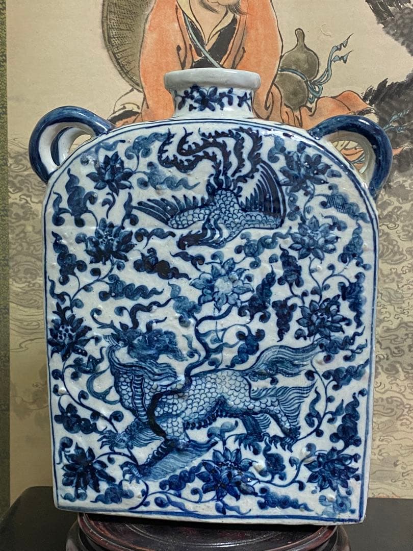 元時代　中国古美術　花瓶　骨董品