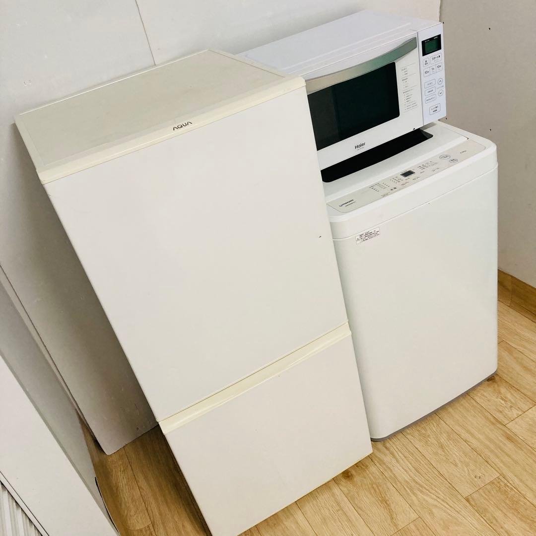 お買い得少し訳あり1人暮らし家電セット❗️大阪、大阪近郊配送と設置無料