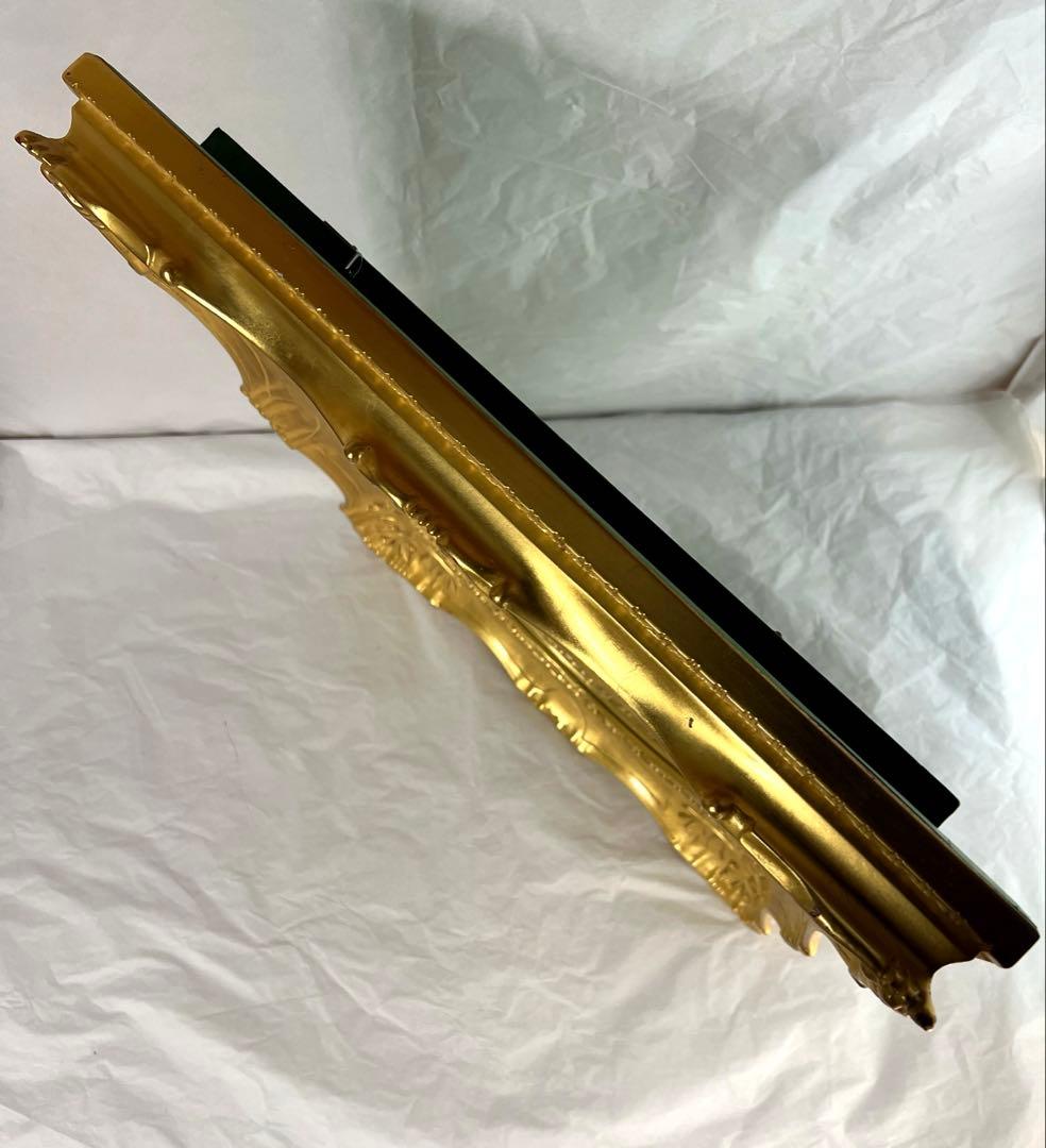 アンティーク額縁　楕円　油彩額 F8 額縁　キャンバス　パネル