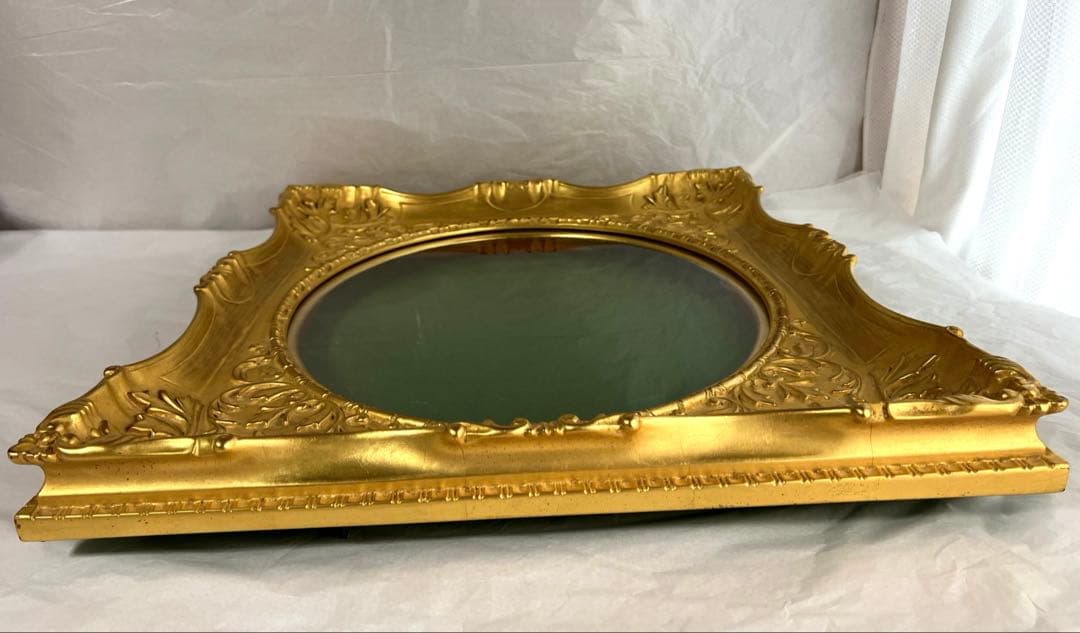 アンティーク額縁　楕円　油彩額 F8 額縁　キャンバス　パネル