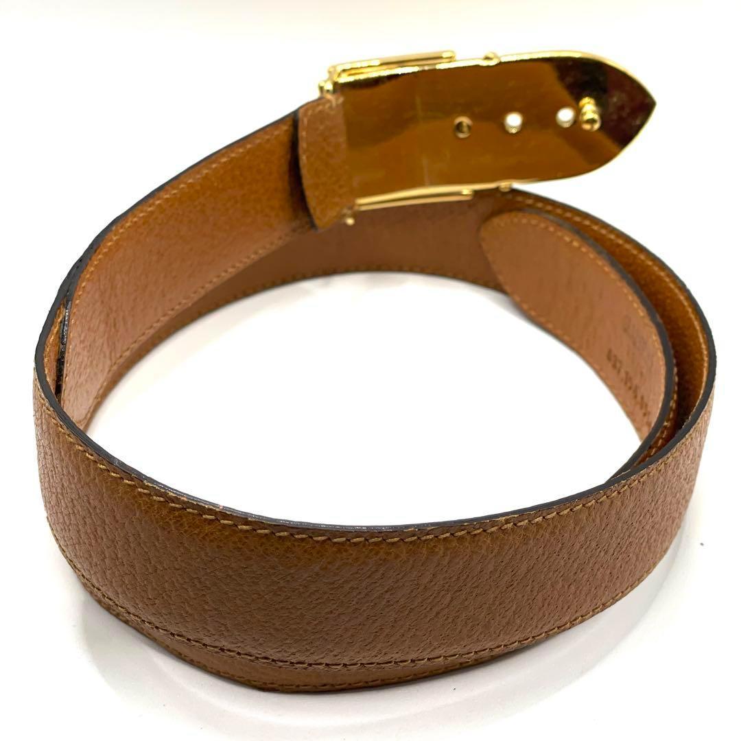 ✨良品✨GUCCI ヴィンテージ レザーベルト キャメル レディース