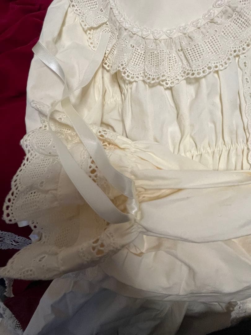 BABY シャーリングレースブラウスとボレロセット