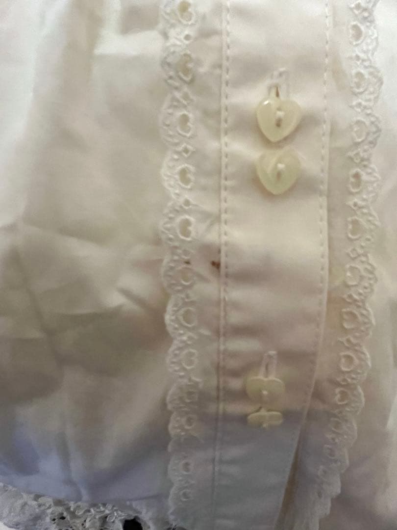 BABY シャーリングレースブラウスとボレロセット