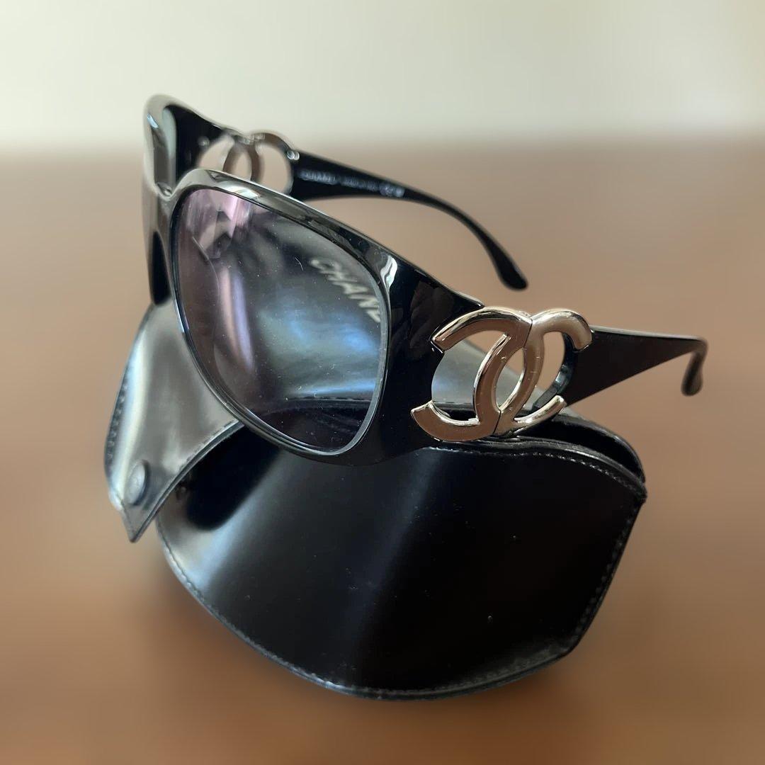CHANEL sunglasses BLACK サングラス