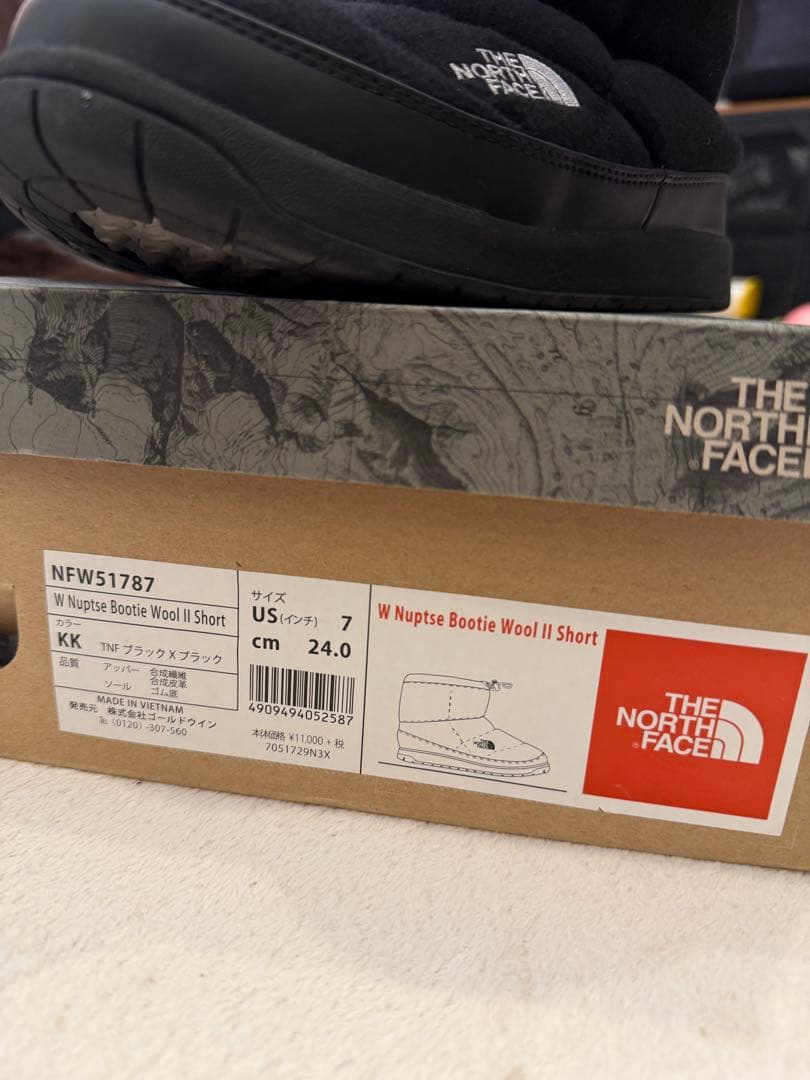 ザノースフェイス　ヌプシ ブーティ　ウール　24センチ