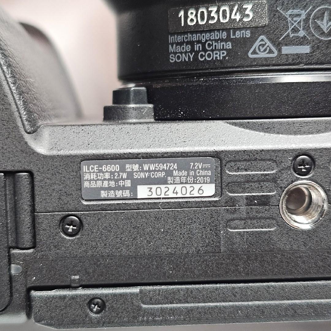 美品 SONY ILCE-6600 ɑ6600 + SEL1655G + おまけ