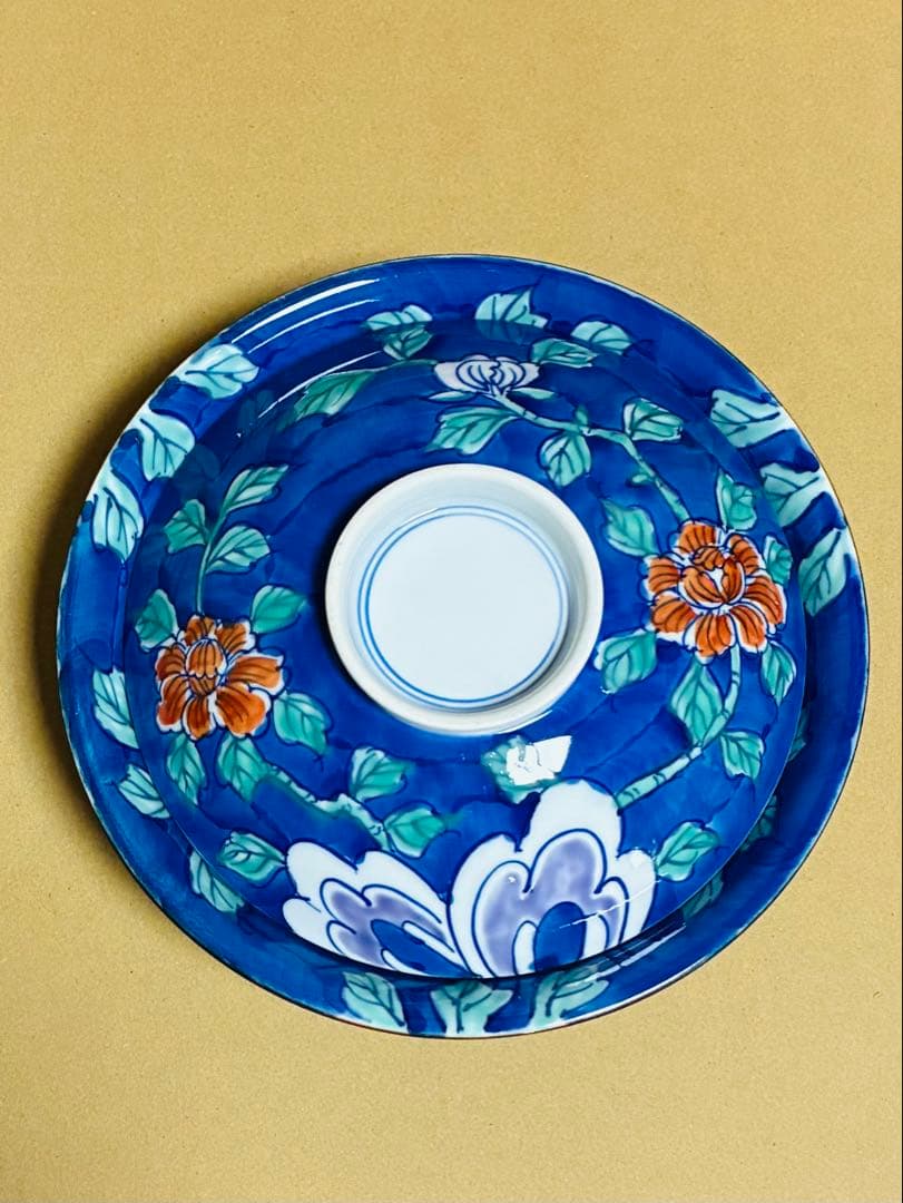 【未使用】有田焼 華山　萬右衛門窯　蓋物 10個セット