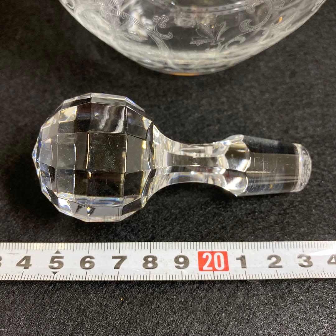 専用バカラ　ラファイエット　デキャンタ　高さ28㎝　東Y7-0213☆2Fトヒチ