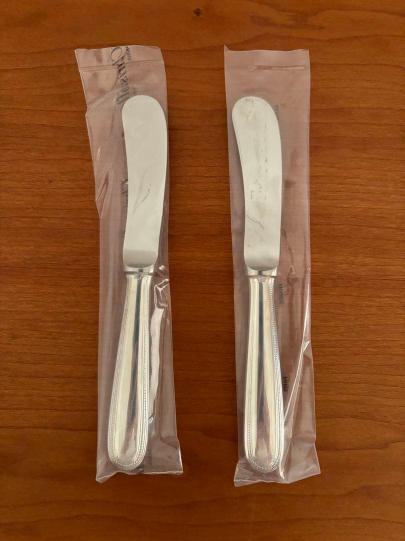 クリストフル　パール　バターナイフ2本セット