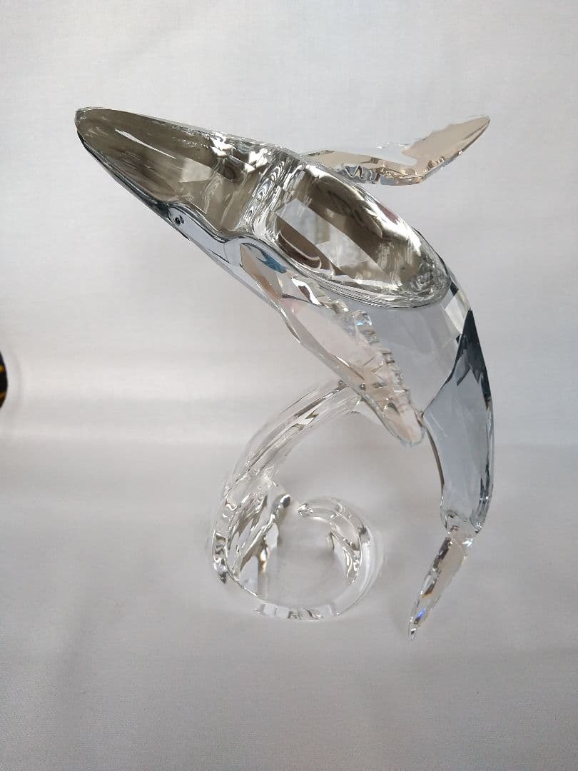 スワロフスキー置物レアー、限定品、【SCS会員限定ザトウクジラ】