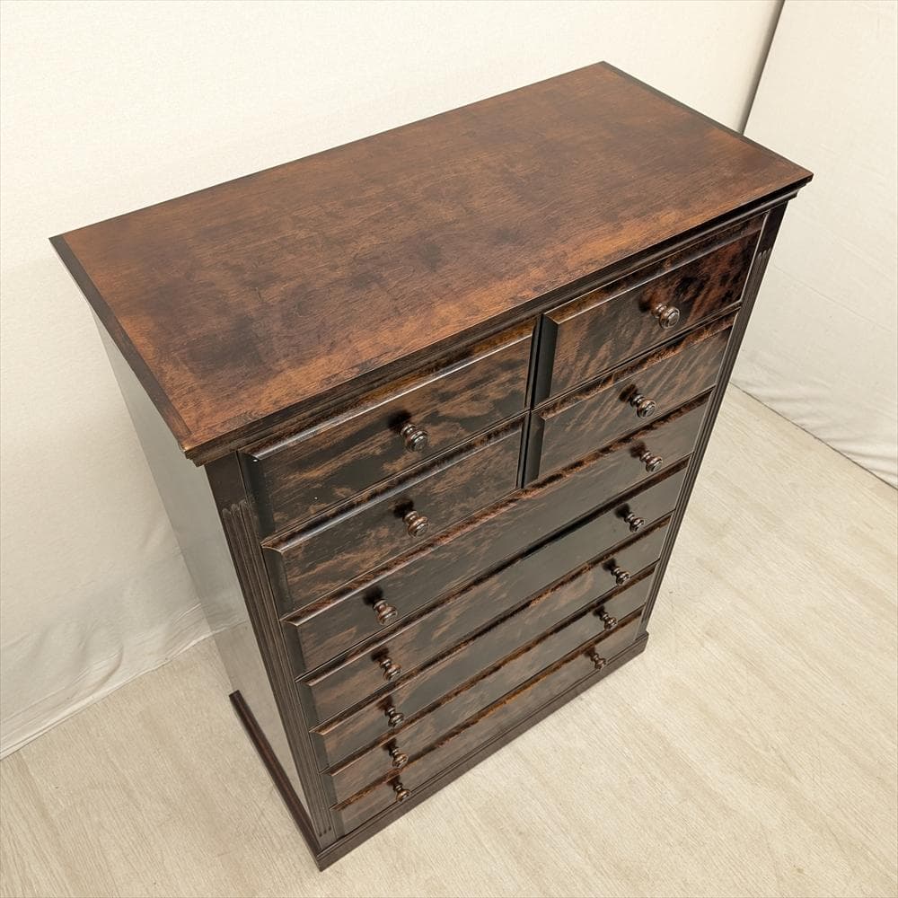 7段　9杯　整理箪笥　タンス　チェスト　箪笥　たんす　引き出し　収納　衣類