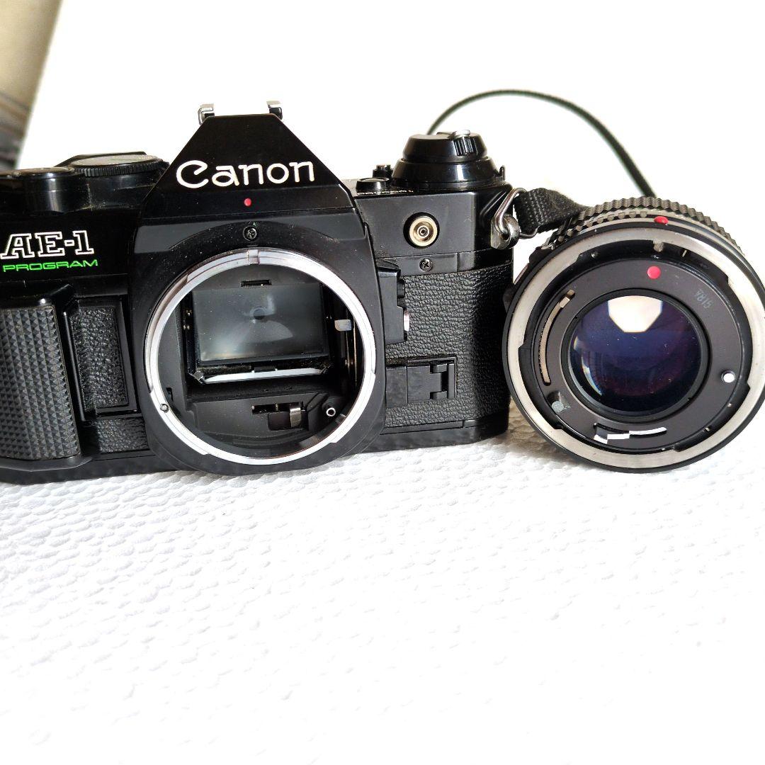 キャノン一眼レフAE-1PROGRAMブラック 専用ストロボ