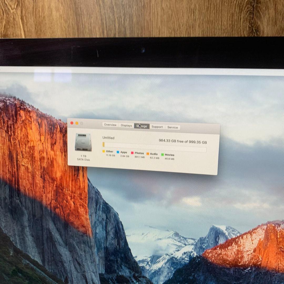J474 Apple iMac21.5インチ Late2015 付属品有り