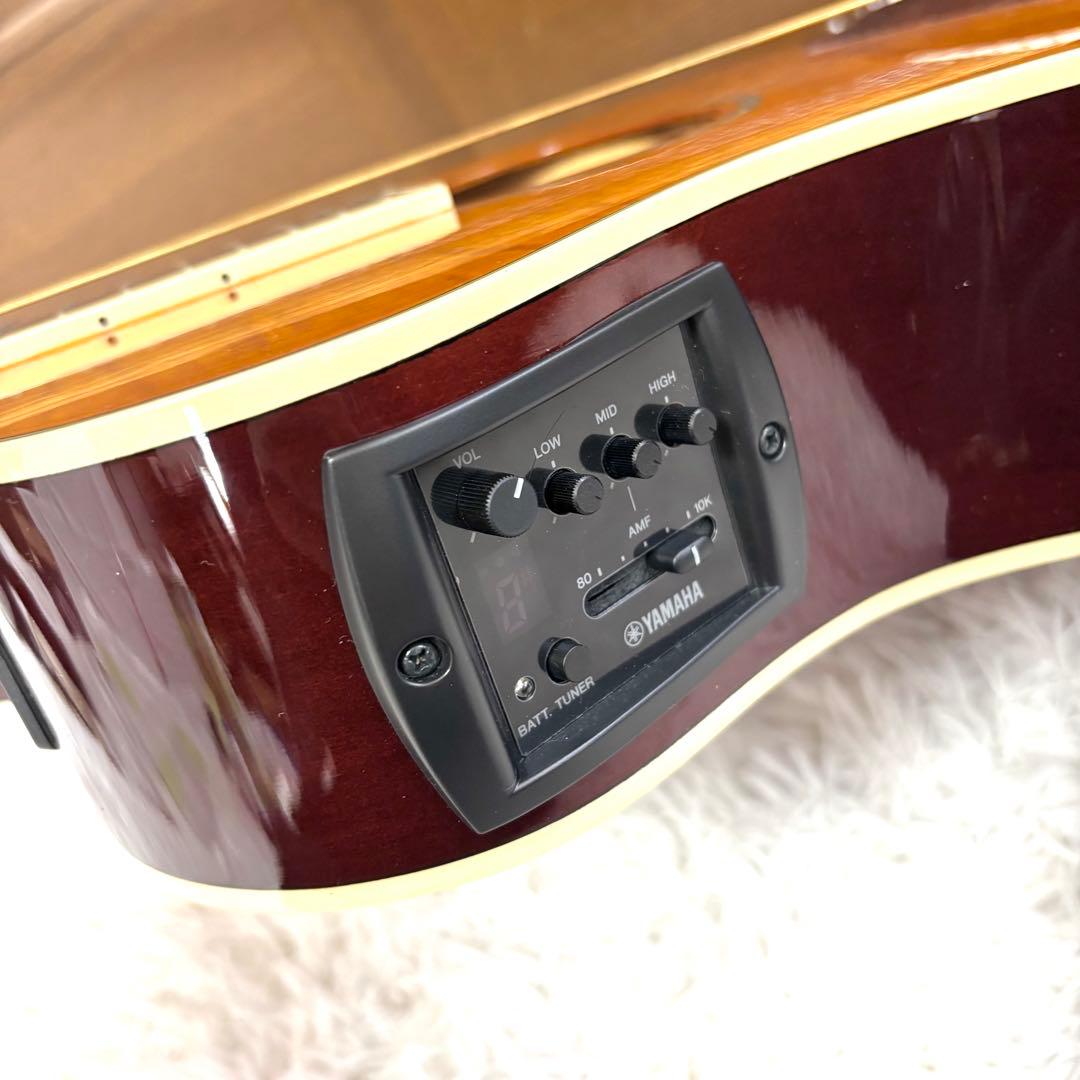 ✨美品✨YAMAHA APX600 FM AM エレアコ ヤマハ　虎杢　ケース付